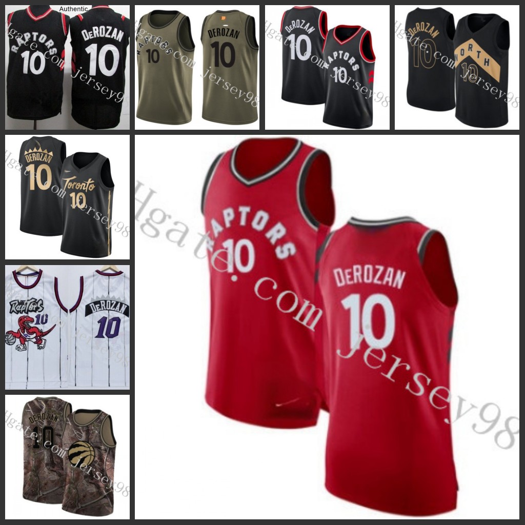 

TorontoRaptorsMEN 10Demar DeRozan retro BasketballJersey