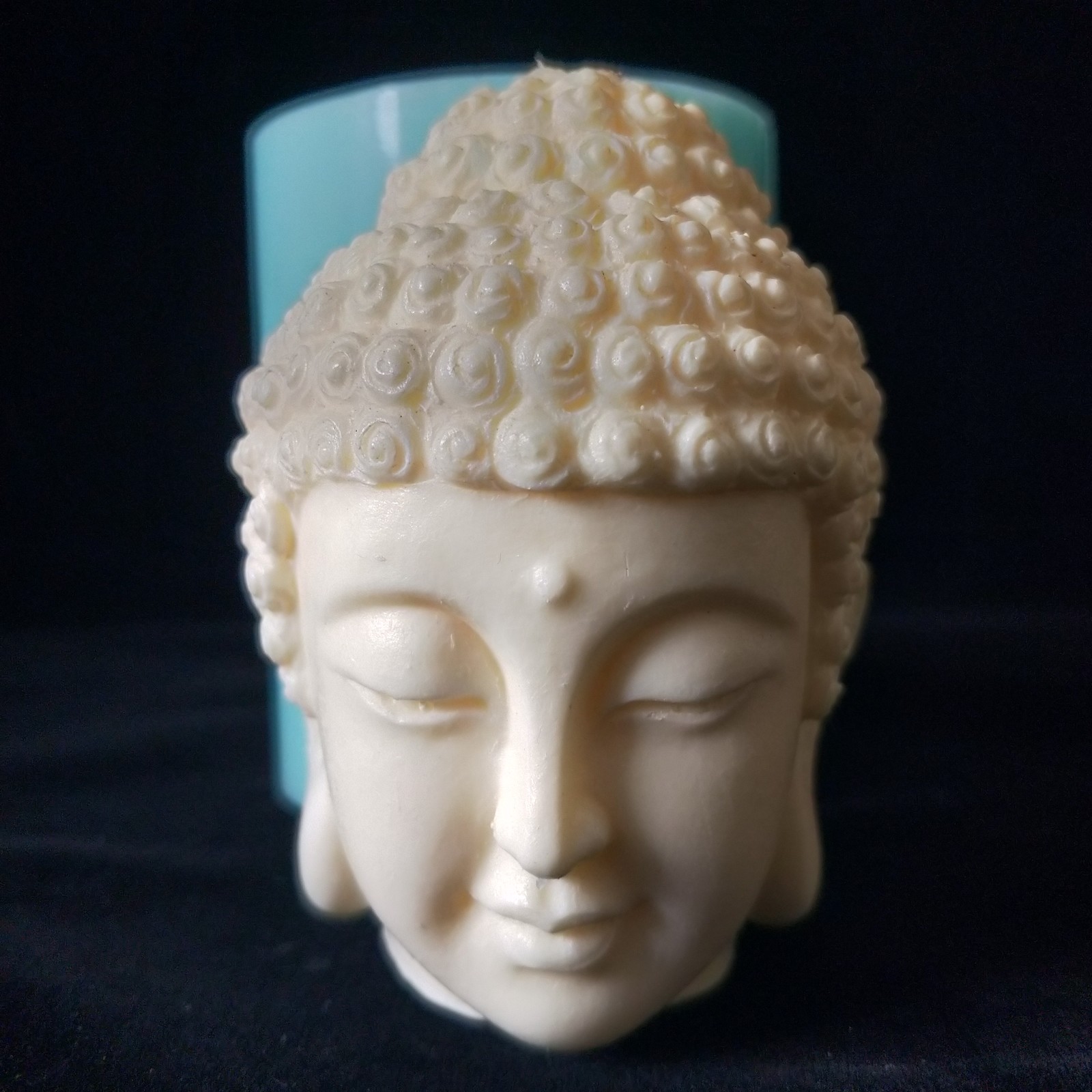 

3D Buddha Head Candle Mould Silicone Mould for Candle DIY Handmade Resin Mould 210225
