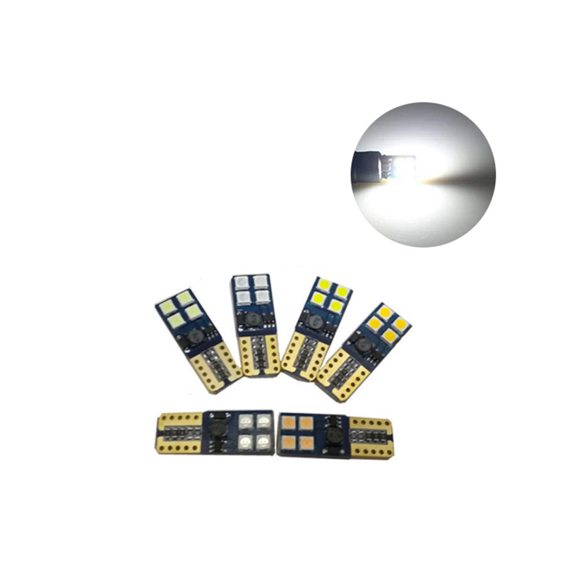 

50Pcs White T10 3030 8SMD 194 168 2825 W5W LED Canbus Error Free Car Bulbs For Clearance Lamps License Plate Light 12V 24V