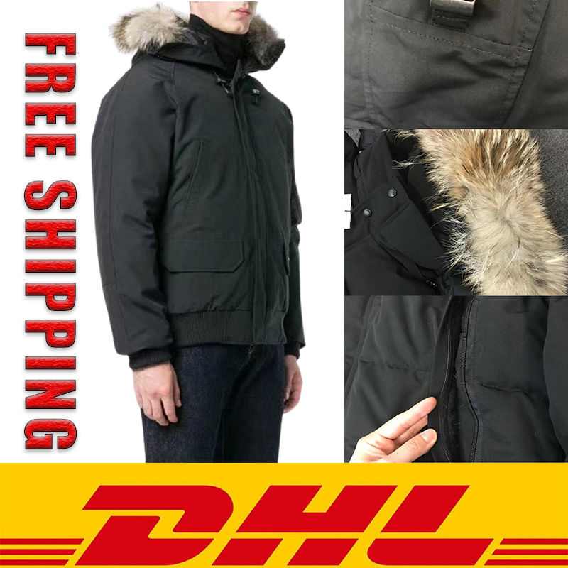 

Fashion Men's Down Parkas Real Wolf Fur Collar Hooded White Goose Jacket Winter Coat Warm Parka Padded Jackets, Pay for difference