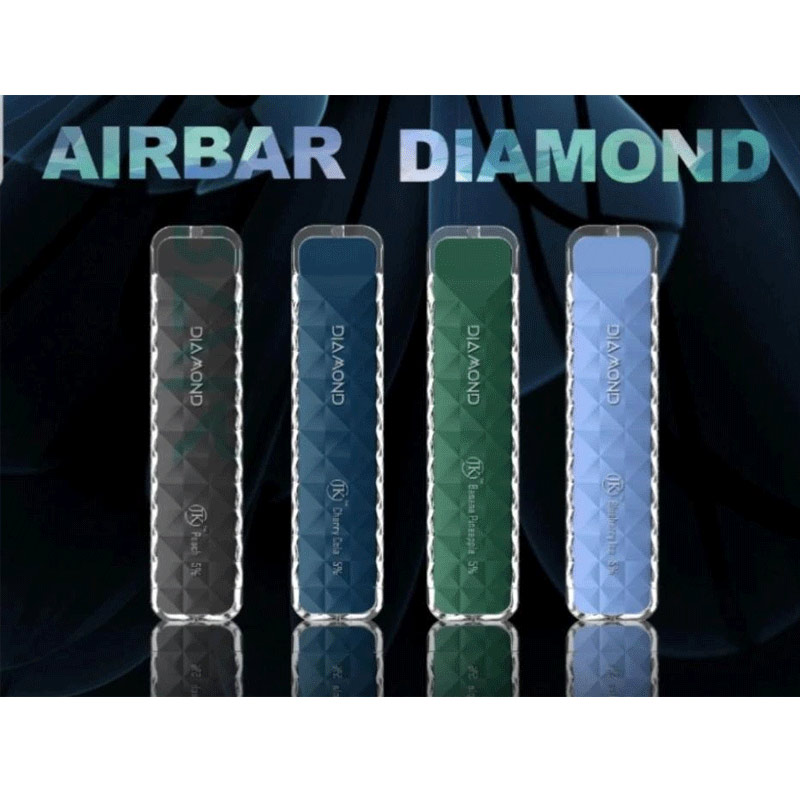 

AIR BAR DIAMOND Disposable Vape E Cigarette Pen Pod Device Built-in 380mah battery Pods 500 puffs Dab Starter Kit vs Maskkin high pro max
