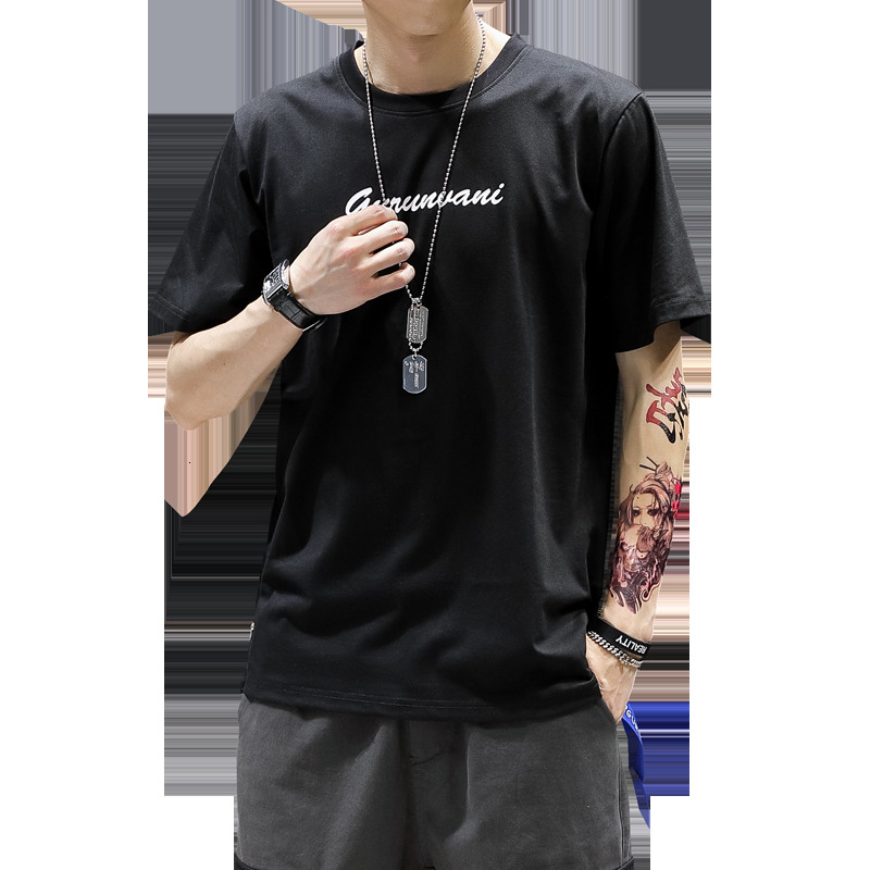 

2021 New Letter Print T-shirt Men Summer Harajuku t Shirts Noodle Ship Cartoon Streetwear Tshirts Short Sleeve Casual 2vlv, Beige