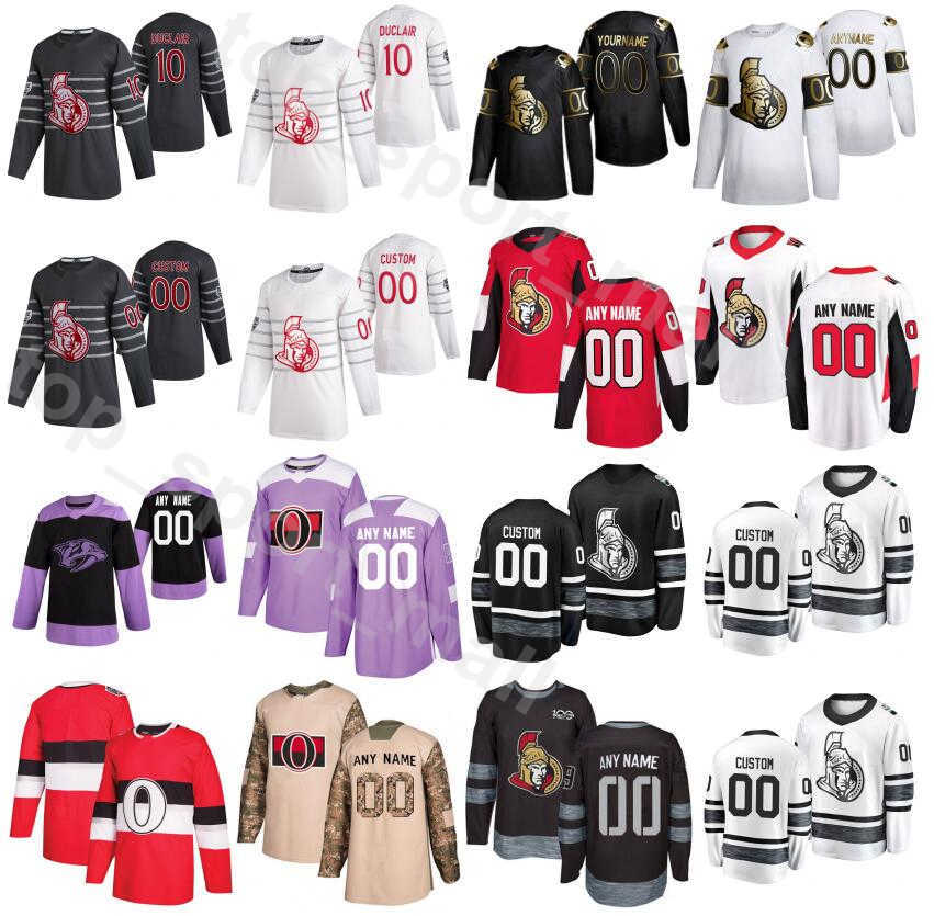 

Custom Name 2020 Ice Hockey Ottawa Senators 13 Nick Paul Jerseys Men Fights Cancer 36 Colin White 51 Artem Anisimov 81 Ron Hainsey, Black