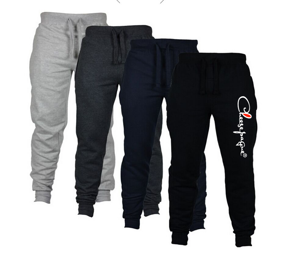

Mens Joggers Brand Casual Pants Fitness Men Sportswear Tracksuit Bottoms Skinny Sweatpants Trousers Black Gyms Jogger Track Pants