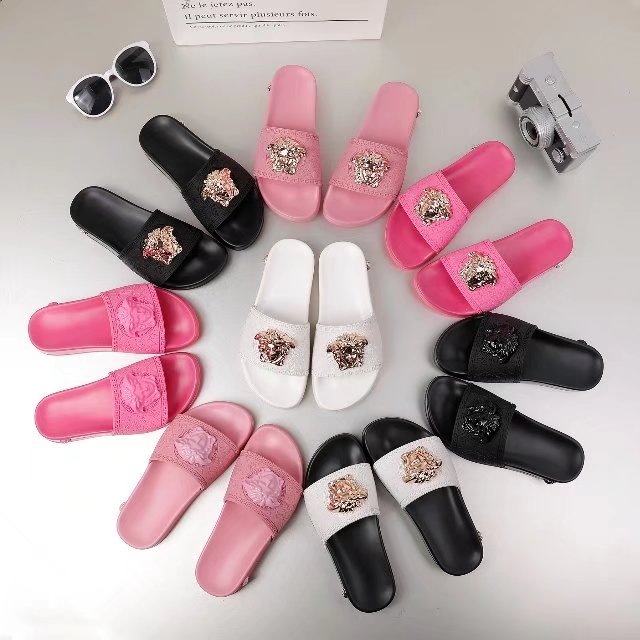 

2021 Designers Platform Designer Rubber Slides Sandal Floral brocade Fashion Mens Gear bottoms Flip Flops Slippers Striped Womens Sandals With Box Loafers, I need look other product