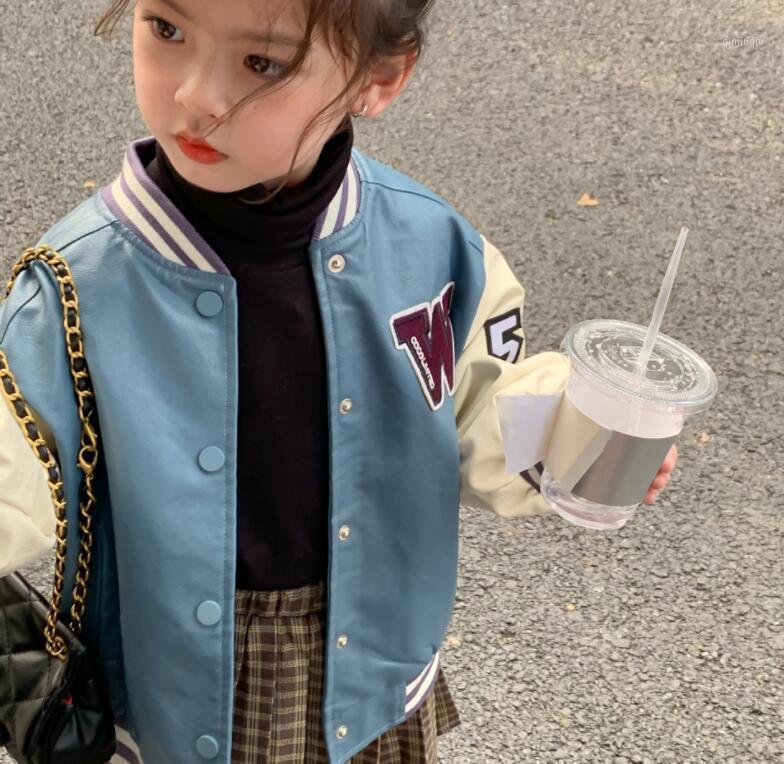 

Coat Retail 2021 Baby Girls Fall Fashion Cotton Jacket, Princess Kids Outwear 2-7T, Blue;gray