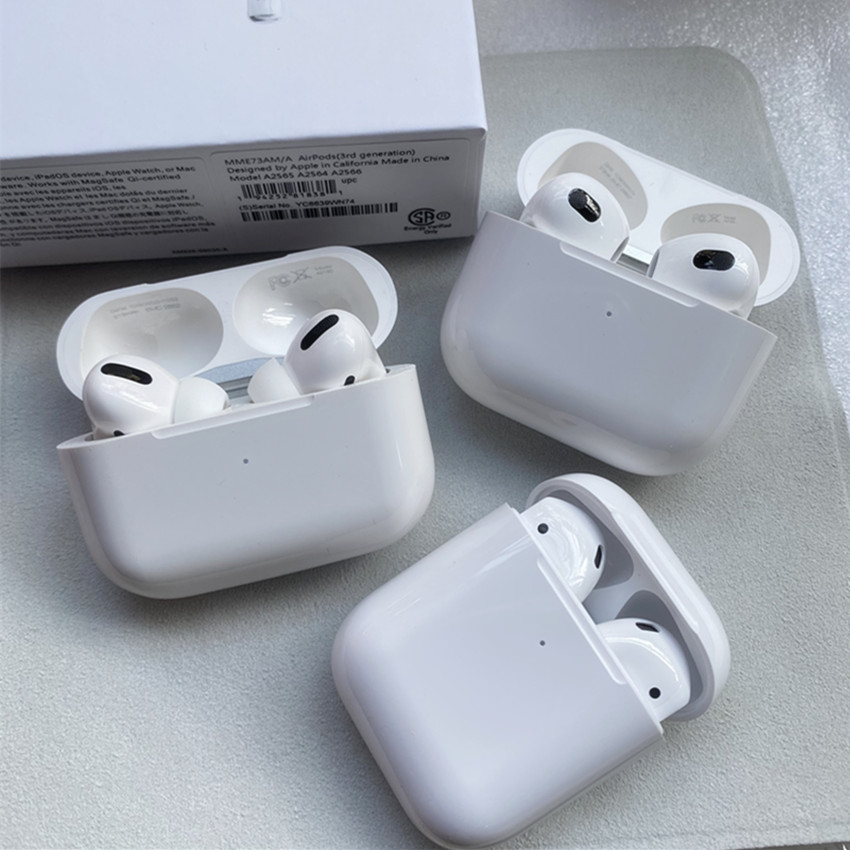 

3rd generation Air 3 pods pro earphones mag safe Wireless Charging case Bluetooth Headphones Gen 3 AP3 AP2 2nd Generation Earbuds With valid serial number