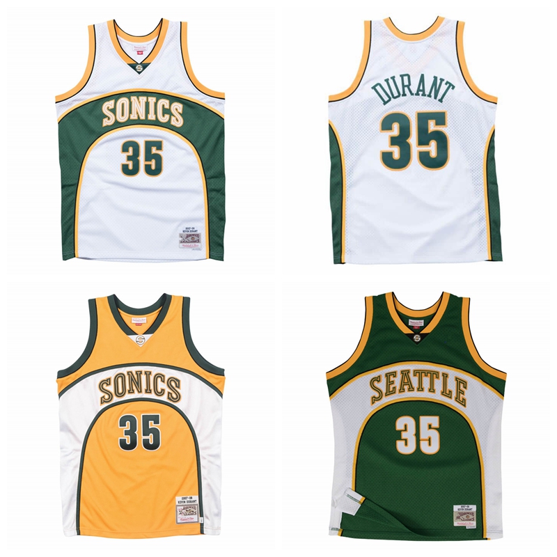 

MEN Swingman Jersey Seattle SuperSonics Home 2007-08 Kevin Durant, Black;red