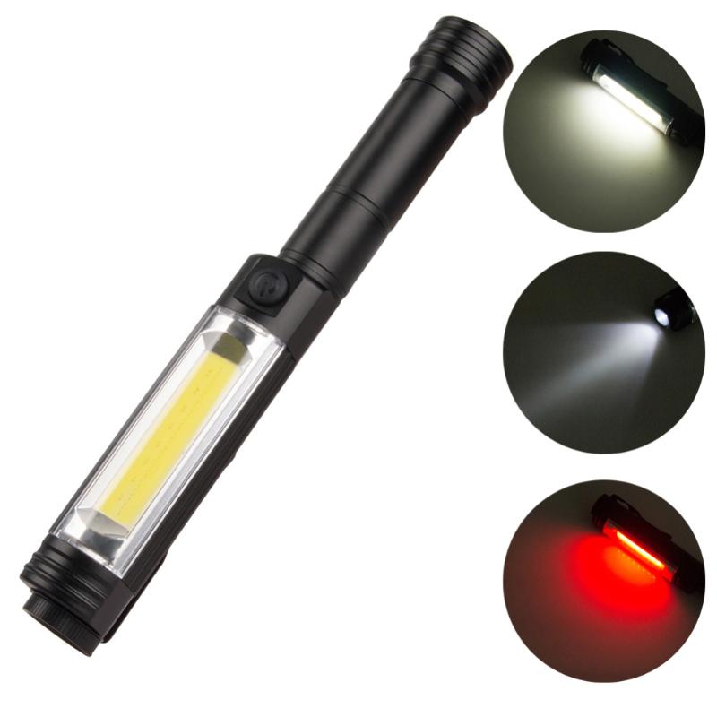 

Outdoor LED Torch Headlight Camping Lamp Multifunction LED Magnet Handheld Lamp USB Rechargeable Magnetic Work Light