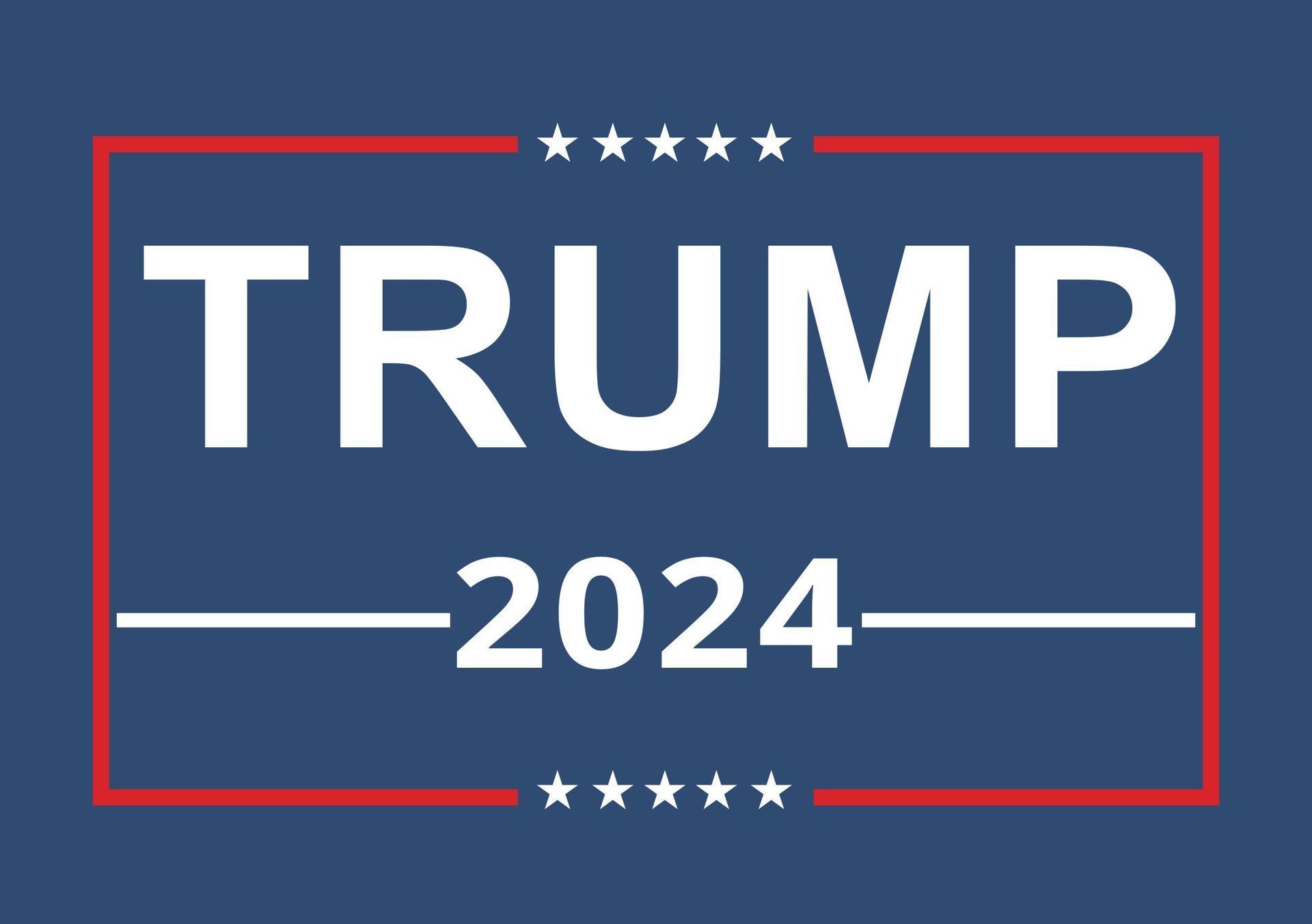 2021 2024 US Presidential Campaign Trump Sticker THE RULES HAVE CHANGED