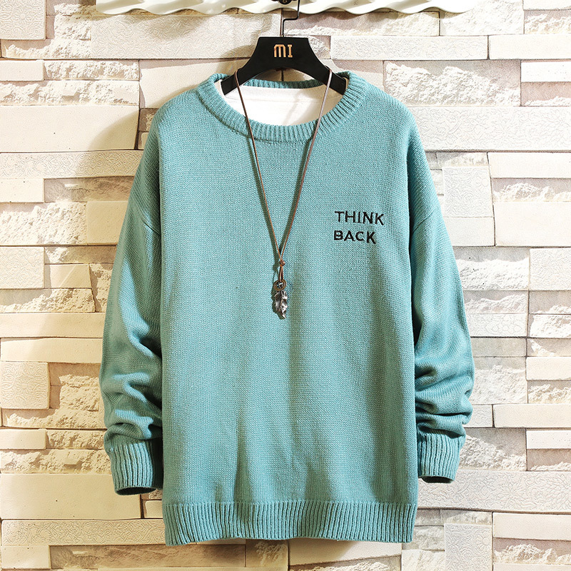 

2021 New Sweater Men's Black White Long Sleeves Autumn Spring Pullover Knitted O-neck Plus Oversize 5xl Fy3e, Z167 1