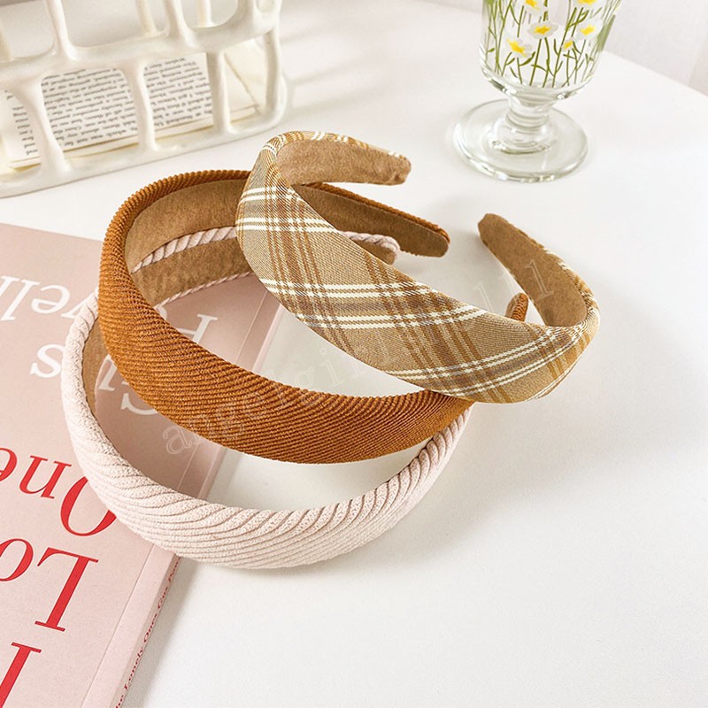 

Wide-brimmed Fabric Autumn/winter Hairband Women Wild Go Out Korea Sweet Headbands Hairband Hair Accessories, Mixed color