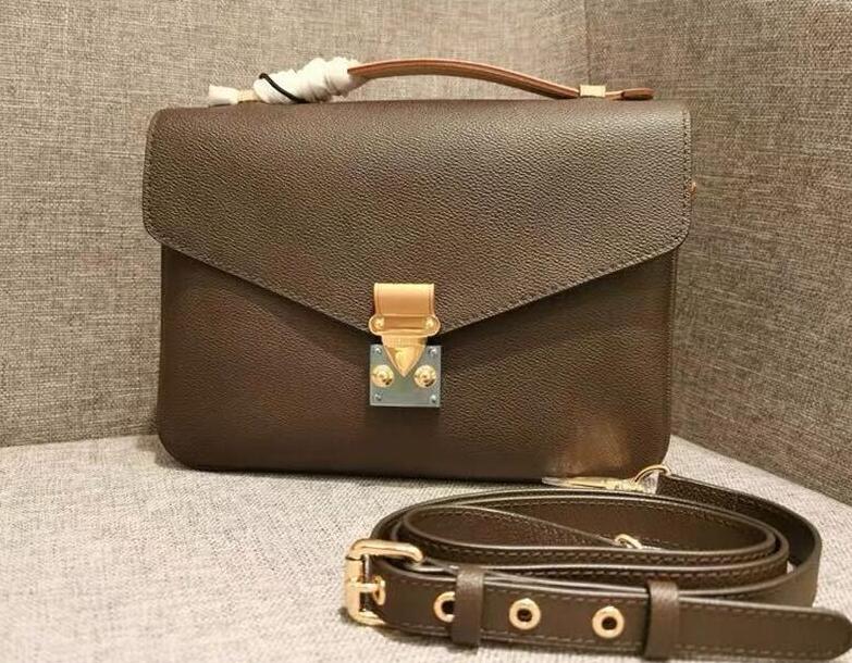 

POCHETTE Crossbody bags M40780 Metis Genuine cowhide leather shoulder bags women handbags purses tote bag Brown flower
