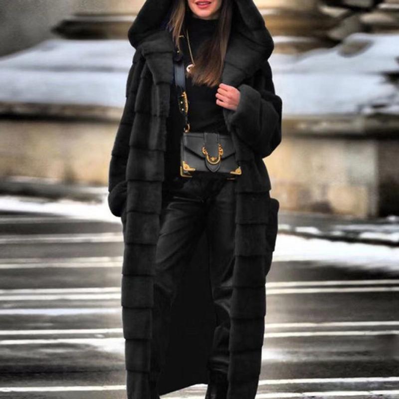 plus size faux fur jacket uk