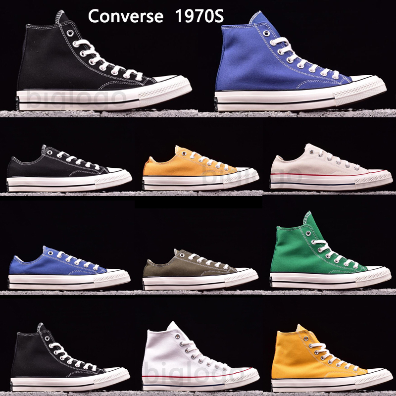 

2021 Classic Converse 1970s Ctas 70 all star casual Shoes platform Canvas Hi Reconstructed Slam Jam Triple Black White High Low Mens Women Sport Sneakers 36-44