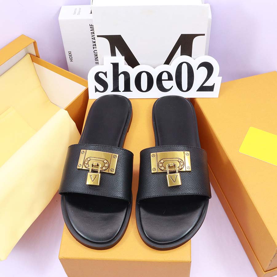 

Luxury Brand Sandals Designer Slippers Slides Floral Brocade Genuine Leather Flip Flops Women Shoes Sandal without box by bagandshoe 16, #38