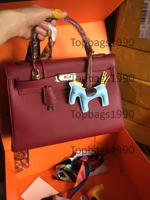 

32CM 28CM 25CM 2020 Fashion Totes Shoulder bags With Stamped Lock women Lady Cowhide Genuine leather Fashion Handbag Factory wholesale