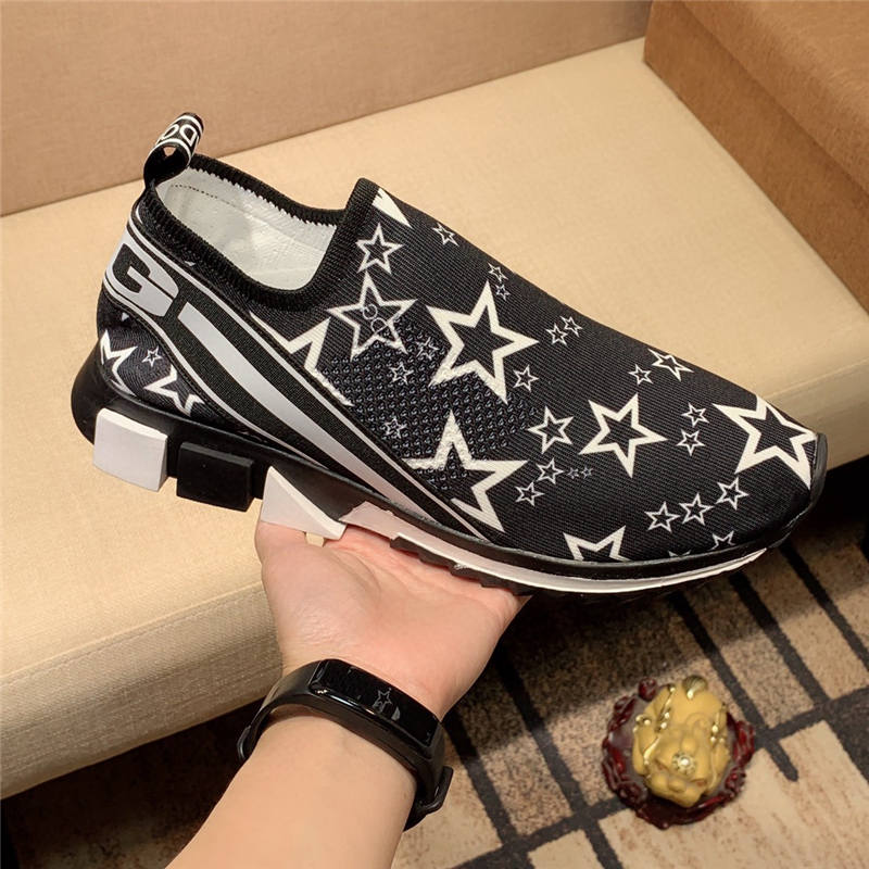 

DGL DOLCGABBANAL 2021 Top Designer Mens womens Casual Shoes Fashion Genuine Leather Sneakers Luxury Trainers EM321210, Black;red
