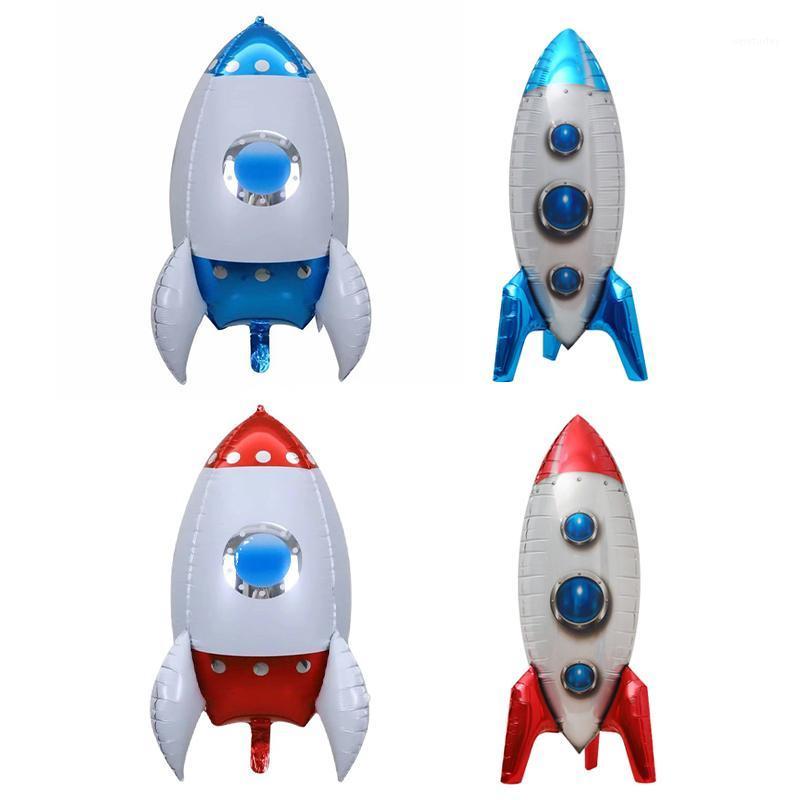 

Party Decoration 1PC 3D Rocket Balloons Astronaut Foil Balloon Outer Space Spaceship Ballon For Birthday Decorations Boy Kids Baloons Toys