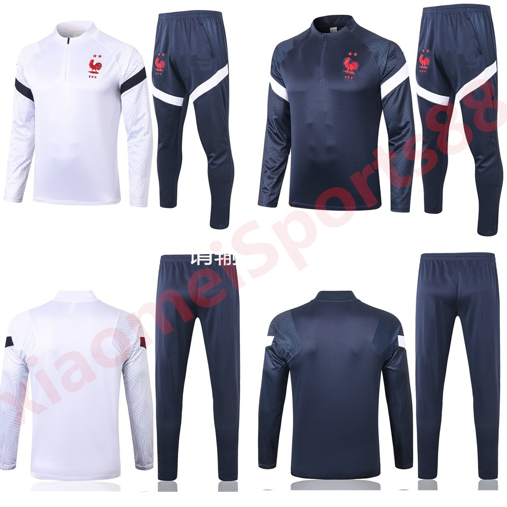

2020 2021 maillot france Survetement maillot football tracksuit soccer Training suit MBAPPE 20 21 maillot de foot training camiseta futbol, Black;yellow