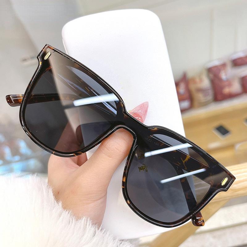 

Sunglasses 2021 Oversized Square Women Sunglass Men Vintage Colored Shades Black Goggle UV400 Gafas De Sol Para