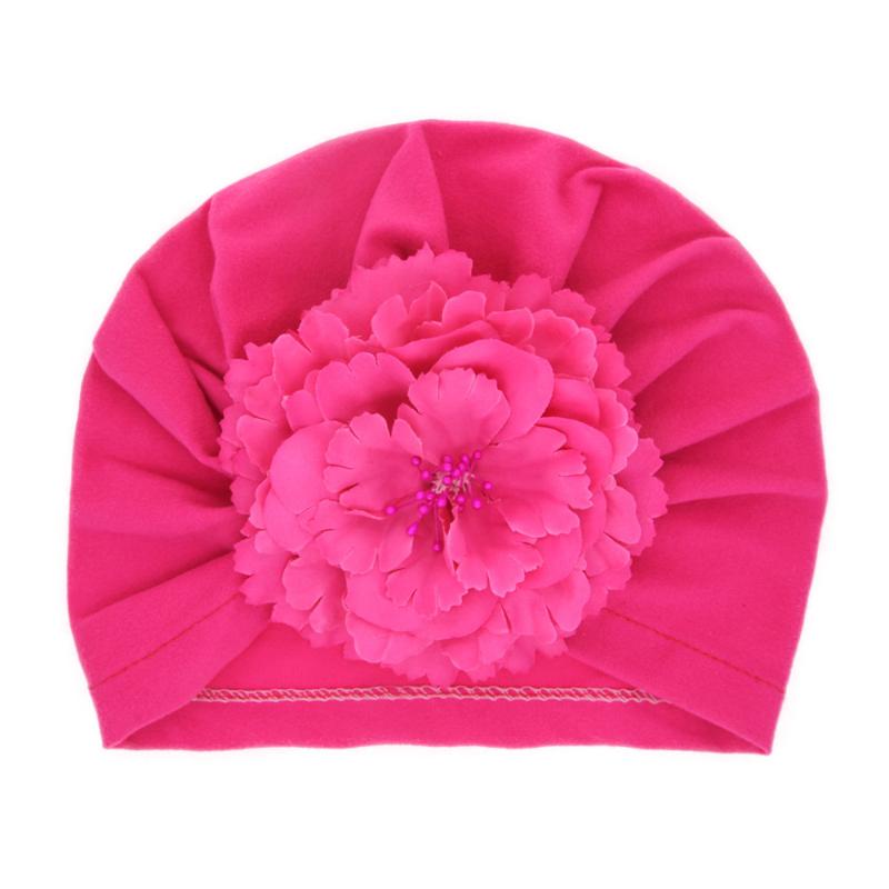 

Caps & Hats 0-3 Years Baby Hat Little Girl Bonnet Born Hedging Simulation Flower Beanie Infant Toddler Floral Headscarf, Yellow
