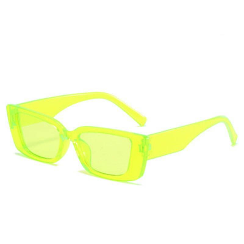 

Sunglasses Fashion Small Frame For Women 2021 Designer Trendy Jelly Color Transparent Sun Glasses Men Shades