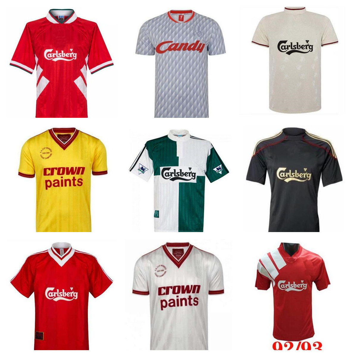 

1989 1991 1992 Retro soccer jerseys FOWLER BERGER BARNES MCMANAMAN REDKNAPP 1993 1994 1995 1996 1997 1998 01 02 03 05 08 09 10 home away 3rd football shirt