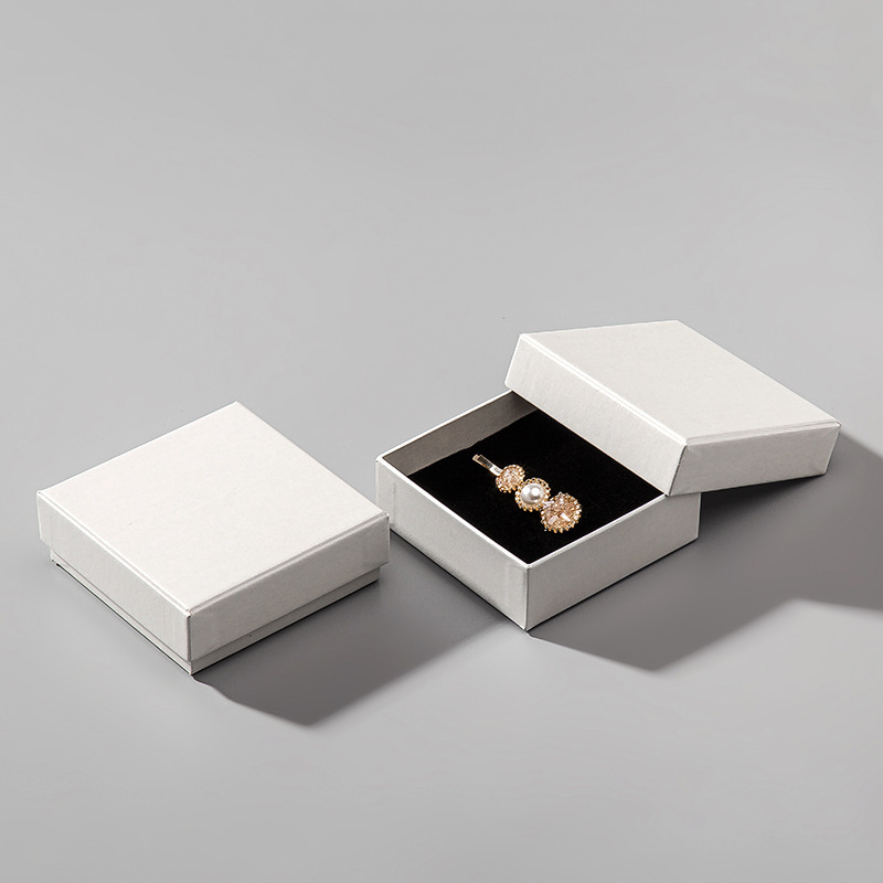 

Korean simple atmosphere ring necklace jewelry box couple small gift box