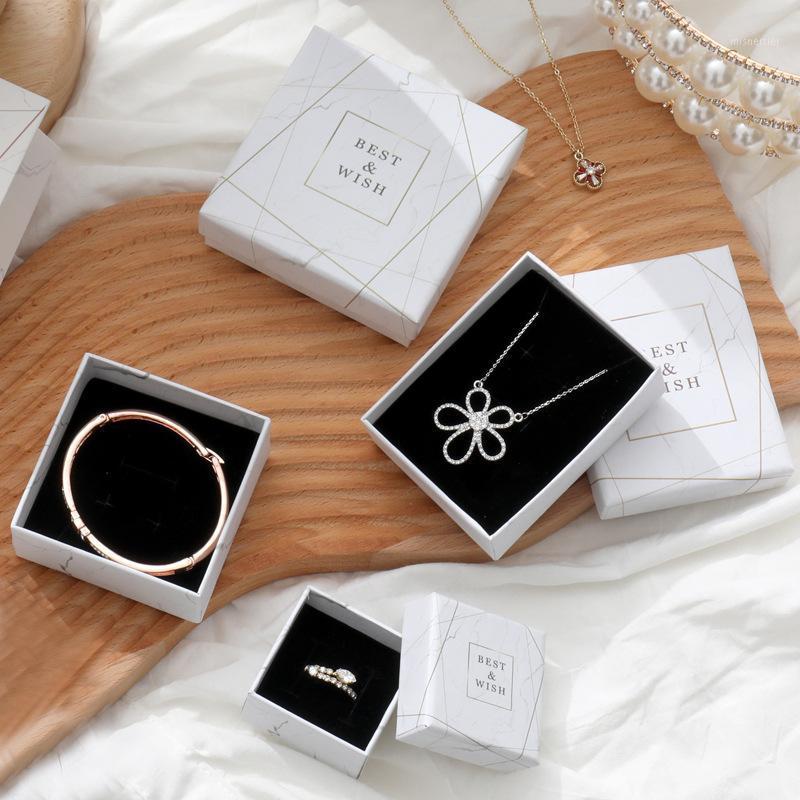 

Gift Wrap Fancy Design 500pcs Cardboard Paper Custom Jewelry Packaging With Logo Presentation Boxes Liid Packing Bracelet