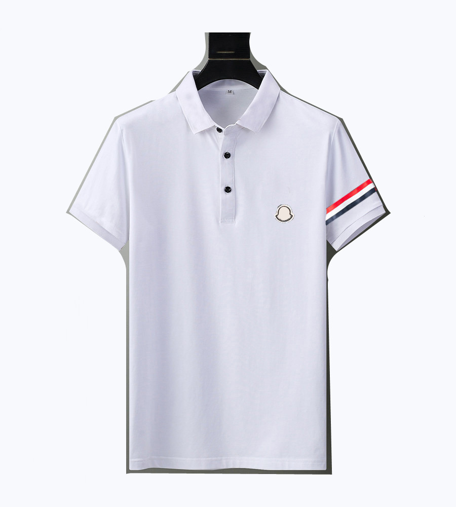 

2021 Designer Brand polo shirt Mens luxury t shirts polos floral embroidery High street famous print men poloshirts#M-3XLHSC46, White