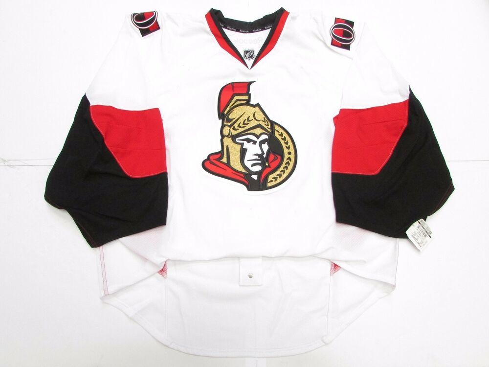 

OTTAWA SENATORS AWAY TEAM ISSUED EDGE 2.0 7287  60 All stitched Add any name number, White