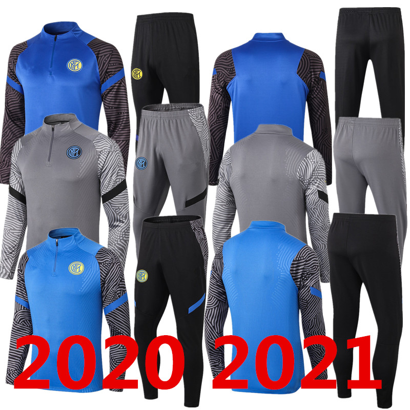 

Inter Milan Football Jersey ERIKSEN LUKAKU 20 21 Inter Milan Training Uniform Set PERISIC ALEXIS 2020 2021 Men's Long Sleeve Training Unifor, Black