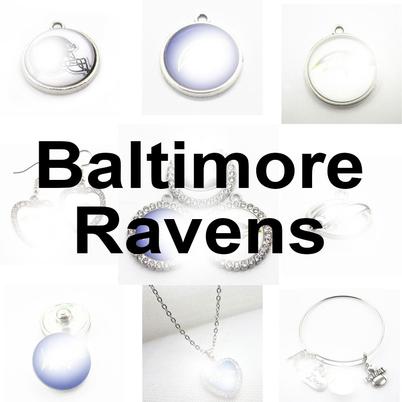 

Football Team Baltimore Sport Charms Raven Dangle Hanging Charms DIY Bracelet Necklace Jewelry Accessory America Charms