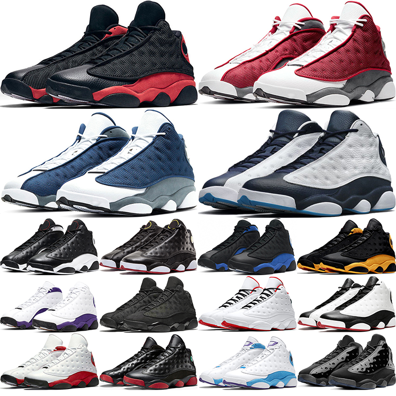 

13 13s jumpman shoes Obsidian Red Flint Court Purple Hyper Royal Chicago Black Cat Bred Lucky Green Altitude DMP Playoffs mens trainers sports sneakers, Barons