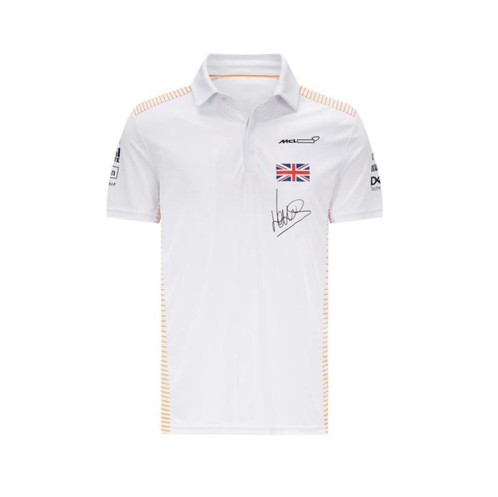 

2021 summer F1 Polo Formula One racing suit Polo shirt lapel T-shirt large size can be customized with the same Lando Norris clothing