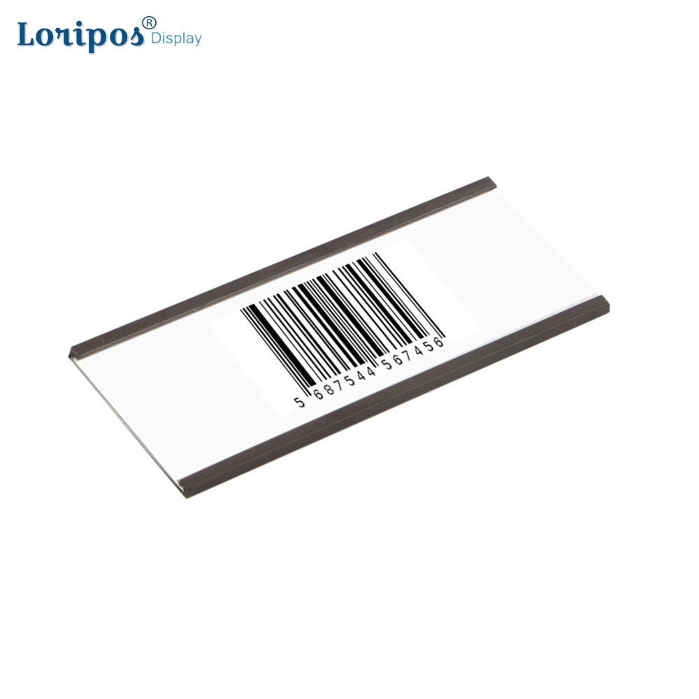 c Profile Magnetic Sign Holder Strip with Pvc Paper Rubber Magnet Flexible Magnets Shelf Label Length 100mm-image-754763450