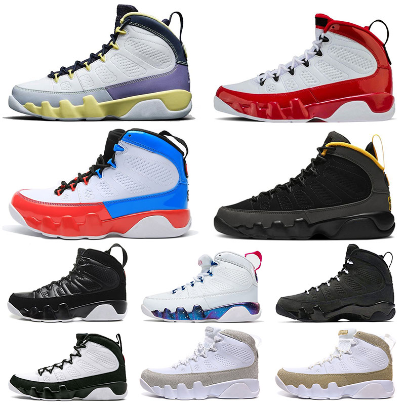 

Original 9 9S Men Basketball Shoes Cactus Flower University Gold Dream it do it Gym Red Silver Reflective Mens Sports Sneakers Trainers, C2 unc
