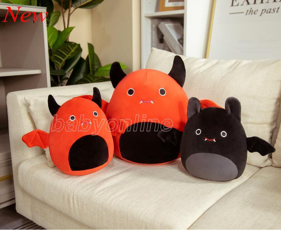 

2021 Squishmallow Movies Plush Toy Halloween Cute Bat Doll Plush Toy Bats Dolls Pillow Decoration Plushed Animals