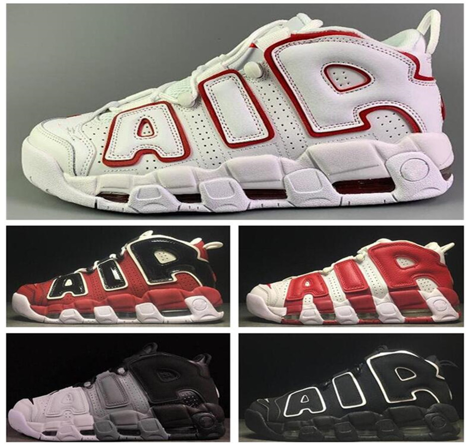 

More UptEmpoS New 96 QS Olympic Varsity Maroon Mens Basketball Shoes 3M Scottie Pippen Chicago Trainers Sports Sneakers Brand