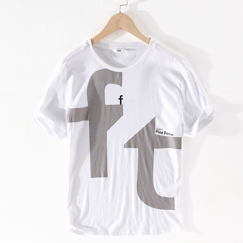 

2021 New Nova Chegada Manga Curta De Linho Masculina Marca Camisa Branca Para Homem Casual Moda O-pescoo t Camisas Masculinas Topos 32v1, White