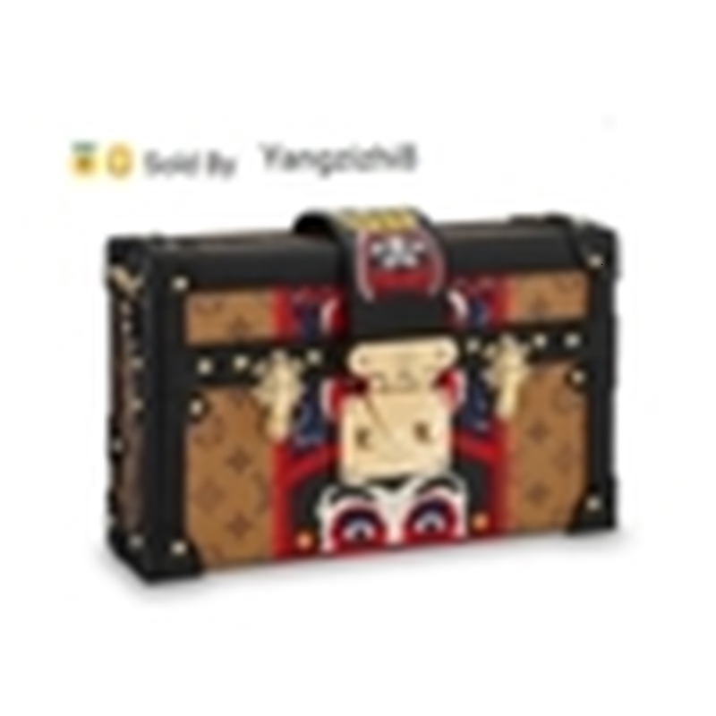 

yangzizhi8 fashion malle m43498 women petite shows shoulder bags totes handbags handles cross body messenger bags, Black;red