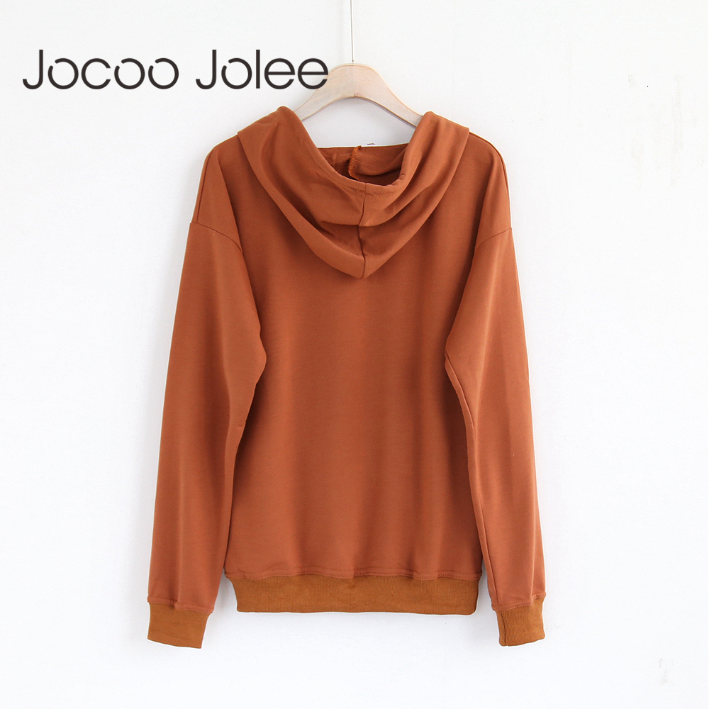 

2021 New Fashion Harajuku Hoodies Casual Loose Sweatshirt Thick Solid Women Autumn Hooded Pullover Female Coat 68a2, Green