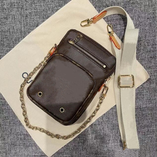 

Men Women Clutch wallets Zip pocket purse Brand mobile phone bag Fashion Brown PU handbags