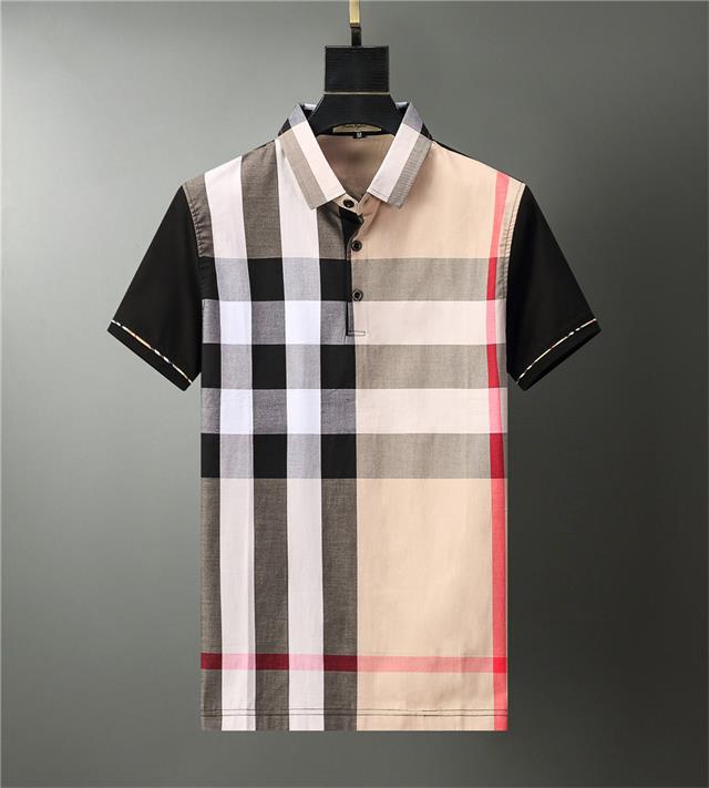 

Luxurys designers Fashion Designer Lapel vs. Colored Print Men's Top Fashion Short Sleeve Men's Tee Men's Polo Shirt Luxury M-3XL#17, White;black