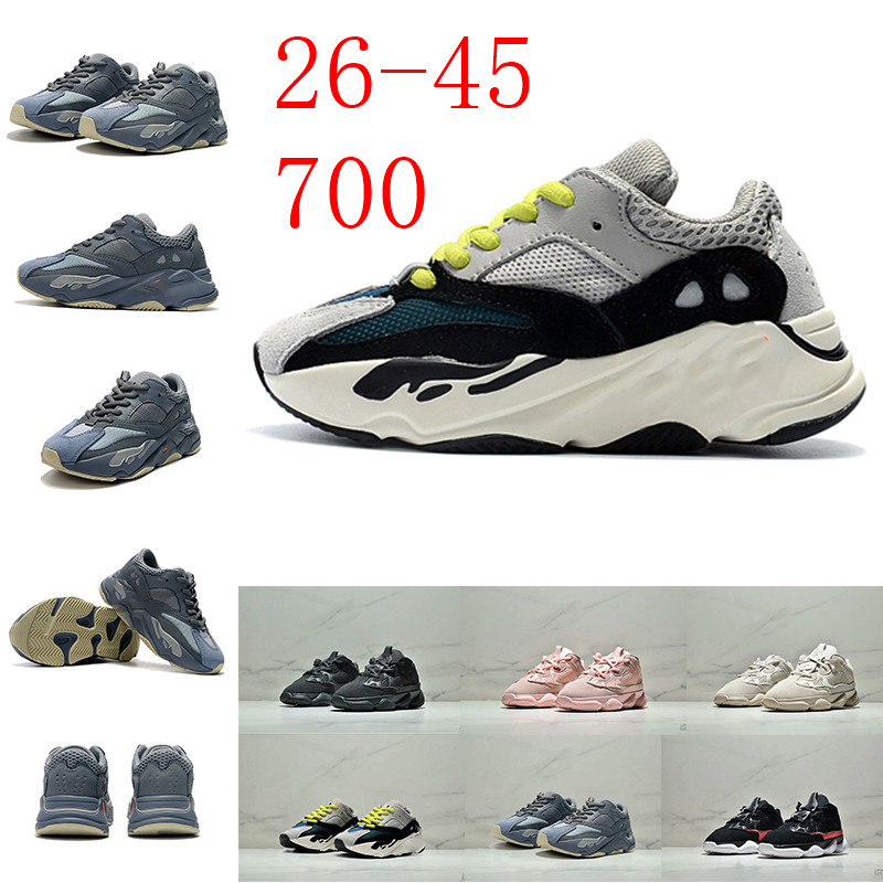

2021 Top Quality 700 V2 Kanye Childrens Shoes Boots Baby Boy Inertia Reflective Tephra Solid Grey Utility Black Vanta Sport Sneakers Kids Girls, A4
