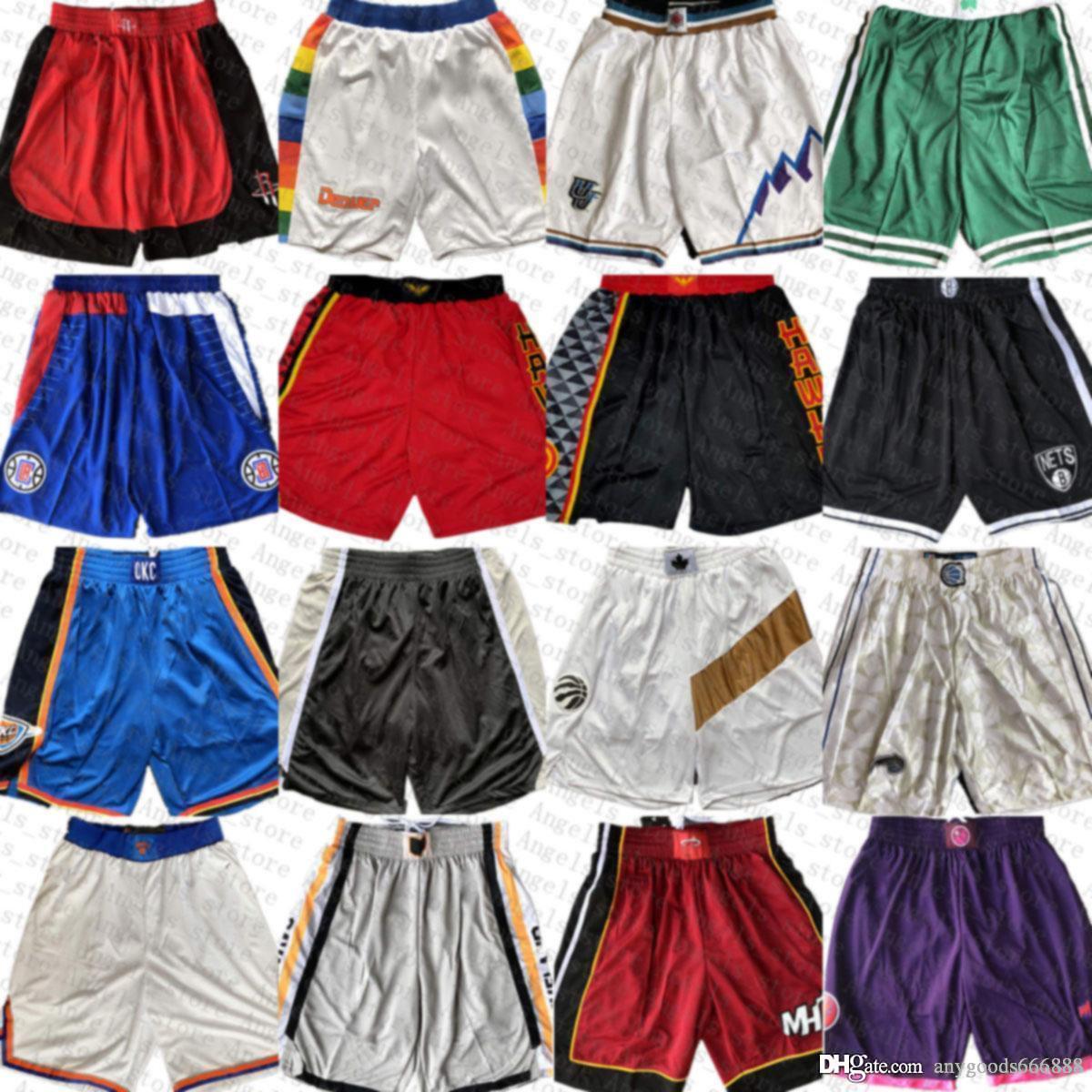 

Atlanta Hawk Los Angeles LA Clippers Brooklyn Net Miami Heat Milwaukee Buck Basketball Shorts 28 Green, Black;red