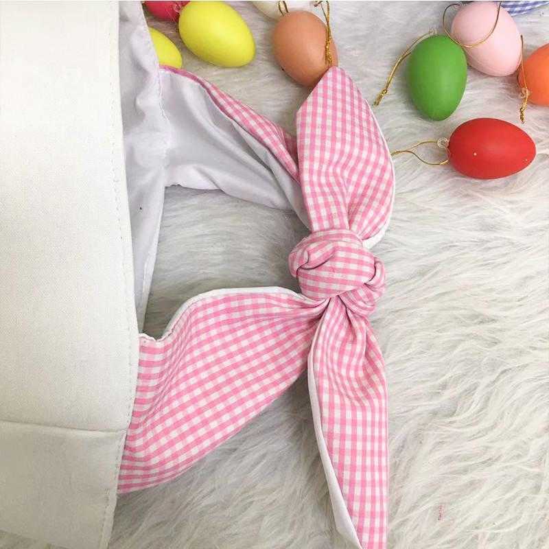 Festives Cute 4 Styles Easter Bunny Tote Bag Rabbit Basket Creative Home Colorful Egg Bucket For Kids Festival Party Gift