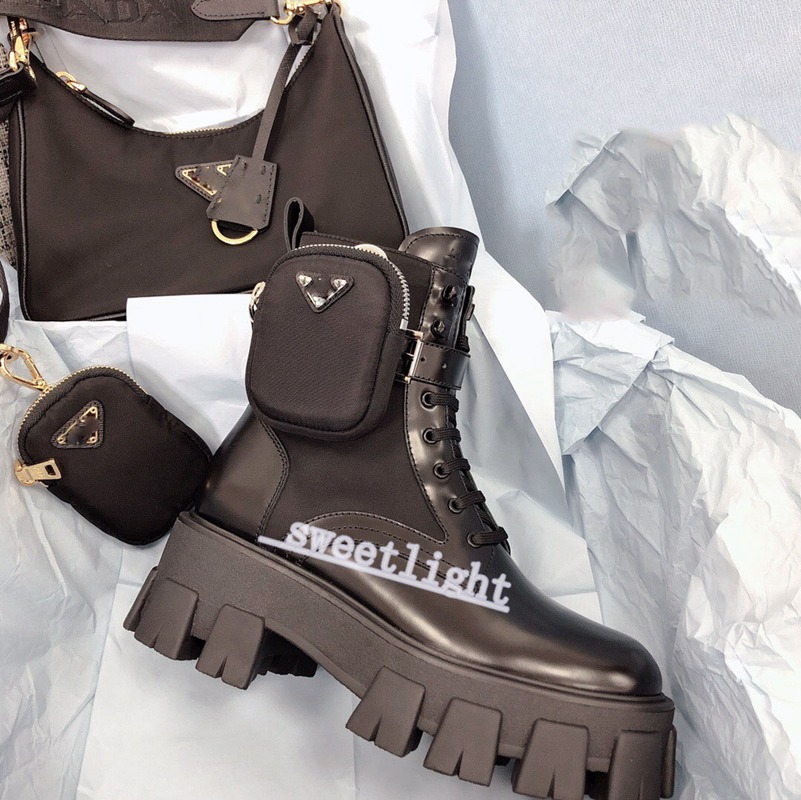

2021 Luxury Men and Women Genuine Sneakers Leather Platform Latest Bag Boots Top Casual Shoes Pulse Triple Martin