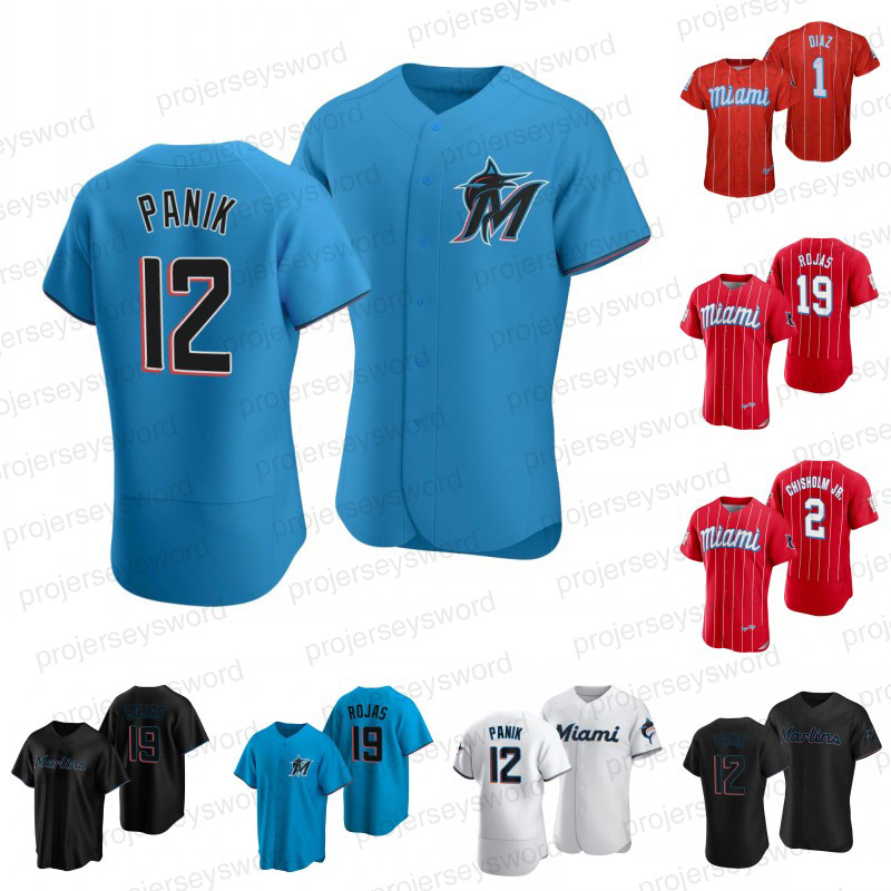 

Marlins Joe Panik Jersey Miami Jazz Chisholm Jr. Isan Diaz Miguel Rojas Jesus Aguilar Brian Anderso Jorge Alfaro Alex Jackson Sandy Leon David Hess Steven Okert, Mens 2021 city connect flex base